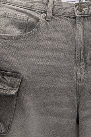 Jeansbermuda - Grijs