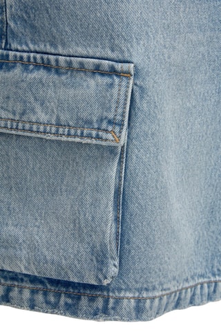 Jeansbermuda - Lichtblauw