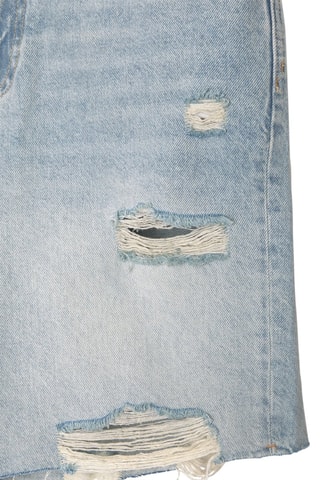 Bermuda recta vaquera - Azul claro