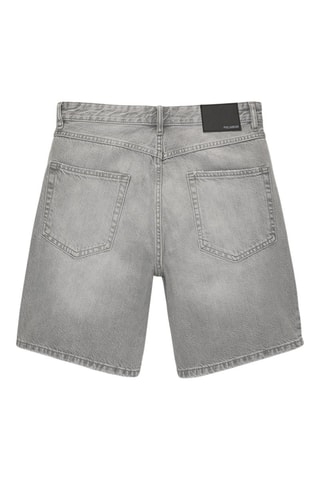 Bermuda vaquera - Gris