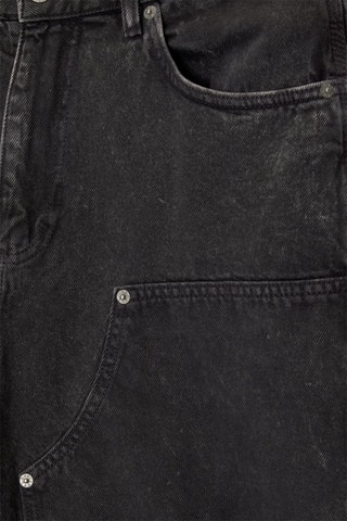 Bermuda vaquera - Negro