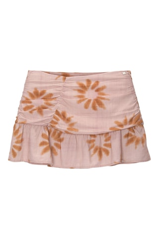 Falda con volantes - Rosa