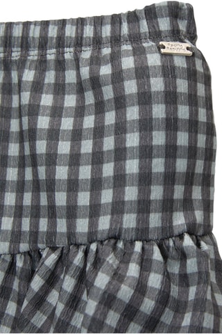 Falda con volantes - Gris