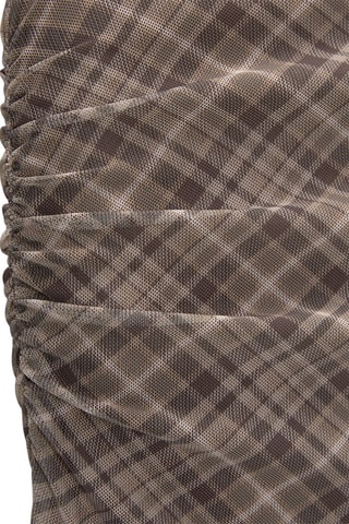 Falda midi - Marrón