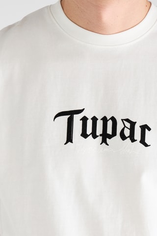 Camiseta Tupac - Blanco
