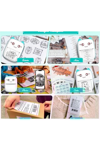 Imprimante portable TechKidz - Thermique - Bluetooth