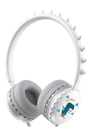 Auscultadores áudio TechKidz - Branco