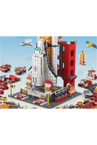 Jogo de construção TechKidz 6 em 1 - 1000 tijolos