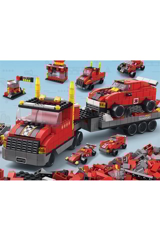 Jogo de construção TechKidz 6 em 1 - 1000 tijolos