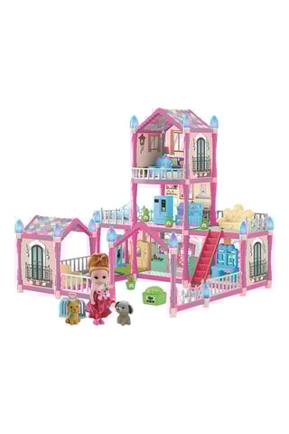 Casa de bonecas Techkidz 55 cm - 192 peças
