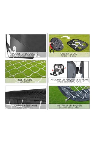 Baliza de futebol dobrável 2 em 1 Modelo Newbie