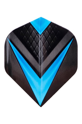 Jogo de 3 dardos profissionais com ponta de aço 23 gr - Modelo Cupra - Azul