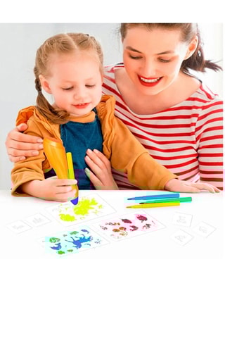 Estilográfica pulverizadora TechKidz Elétrico - Com acessórios