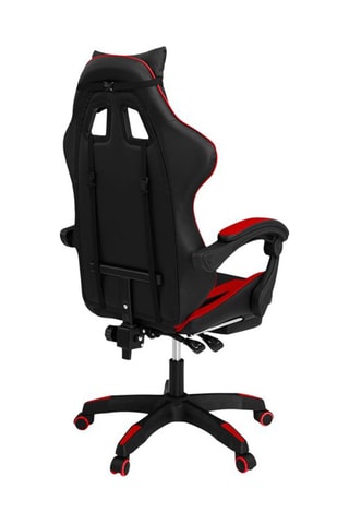 Silla con ruedas - Negro y rojo