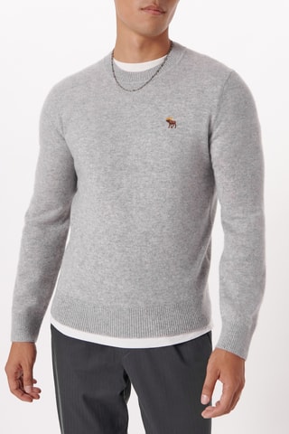 Pull en cachemire - Gris clair