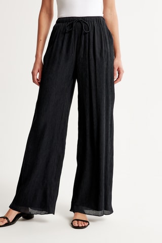 Pantalon taille haute - Noir