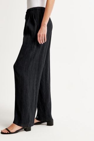 Pantalon taille haute - Noir