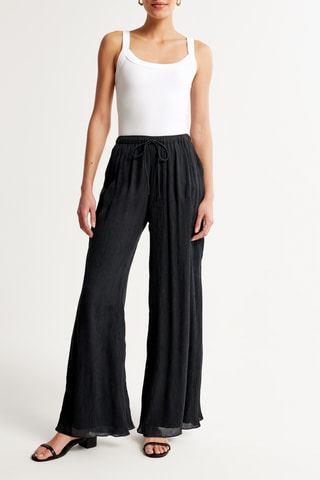 Pantalon taille haute - Noir