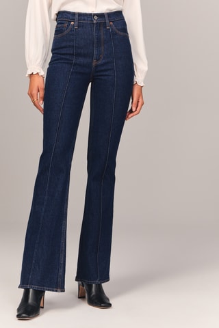 Jean taille haute - Bleu marine