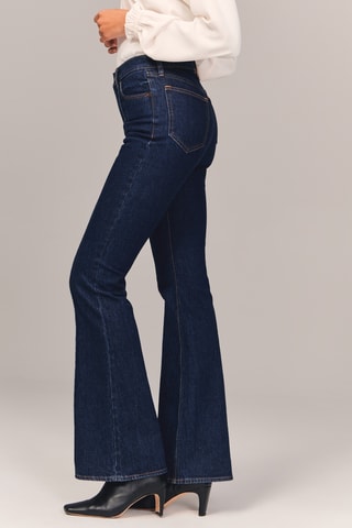 Jean taille haute - Bleu marine