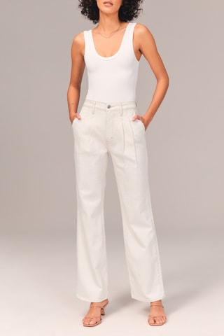 Jean taille haute - Ecru