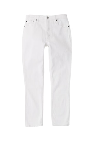 Jean taille haute - Blanc