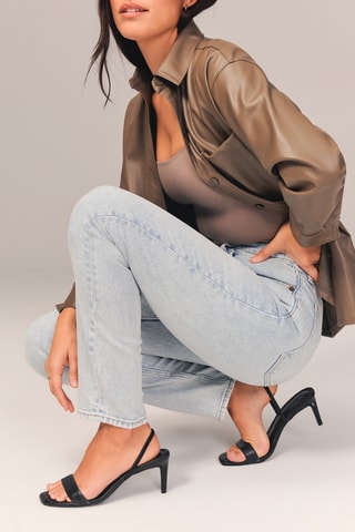 Jean taille haute - Ciel