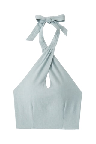 Crop top - Vert d’eau