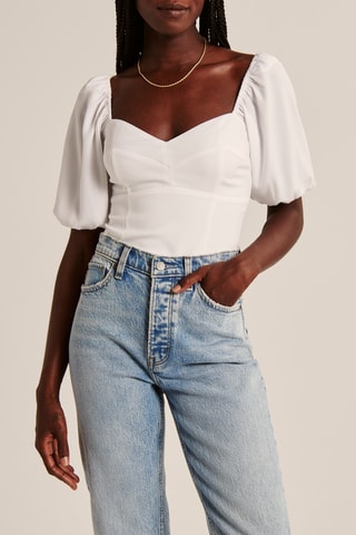 Crop top - Blanc