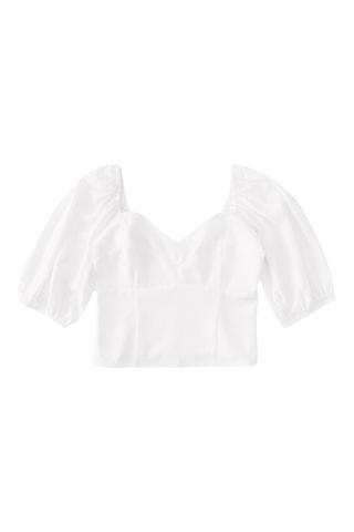 Crop top - Blanc