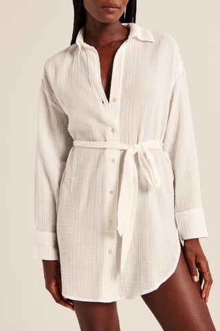 Robe chemise - Blanc