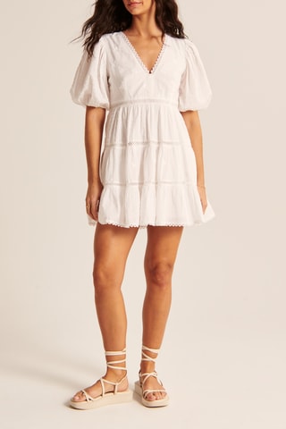 Robe brodée - Blanc