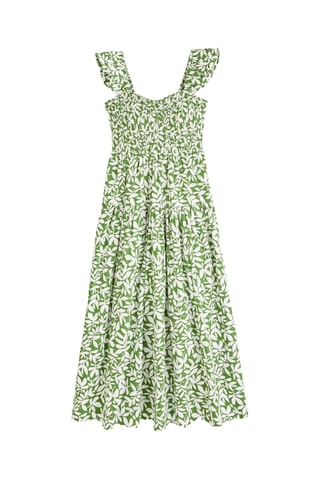 Robe midi - Vert olive