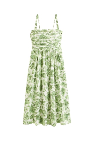 Robe midi - Vert émeraude