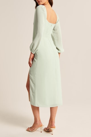 Robe portefeuille - Vert d’eau