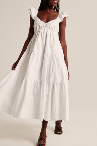 Robe midi - Blanc