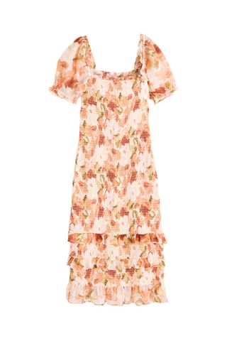 Robe volantée - Orange