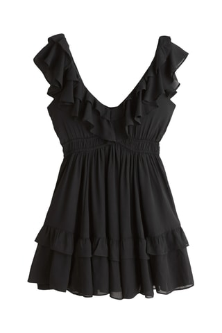 Robe volantée - Noir