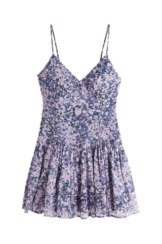 Robe volantée - Violet