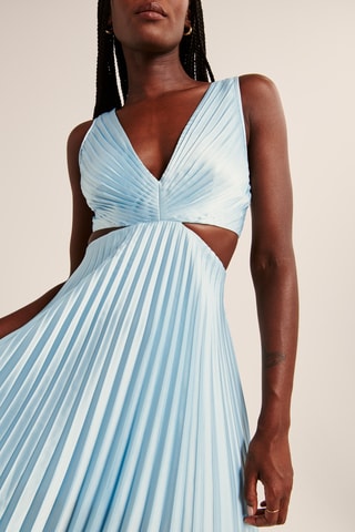 Robe plissée - Ciel