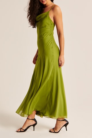 Robe longue - Vert olive
