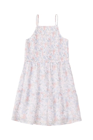 Robe - Blanc et orange