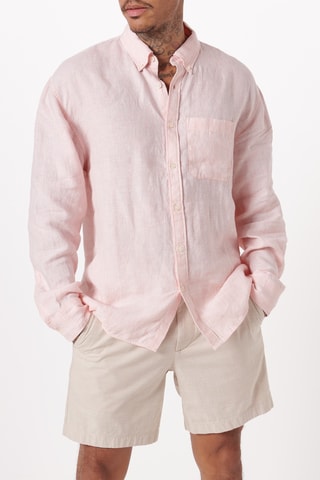 Chemise en lin - Rose