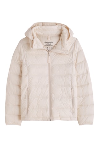 Doudoune à capuche - Ecru