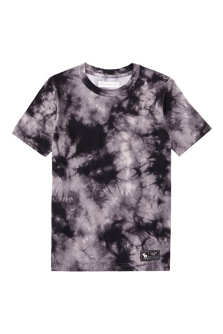 T-shirt tie and dye - Noir et gris