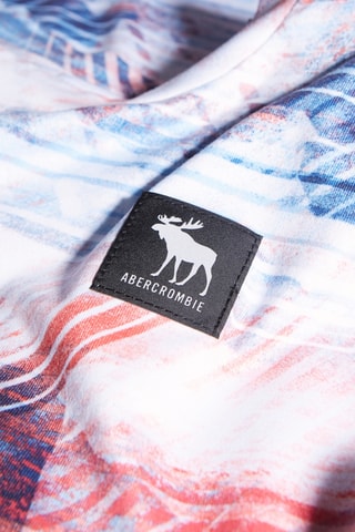 T-shirt - Rouge brique et bleu