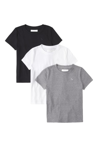 3 t-shirts - Noir et blanc
