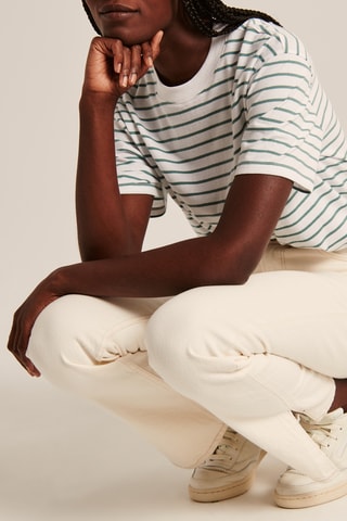 T-shirt - Blanc et vert