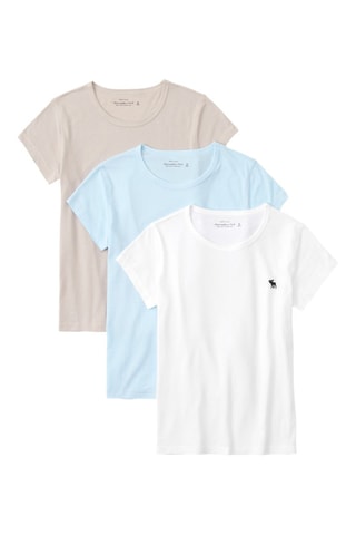 3 t-shirts - Gris clair