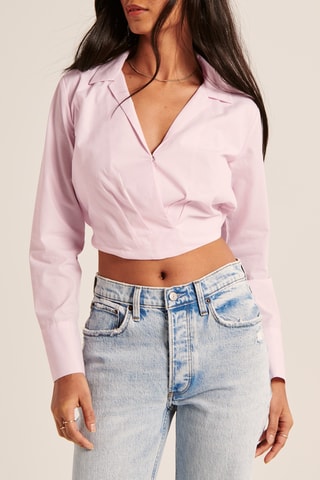 Blouse courte - Rose